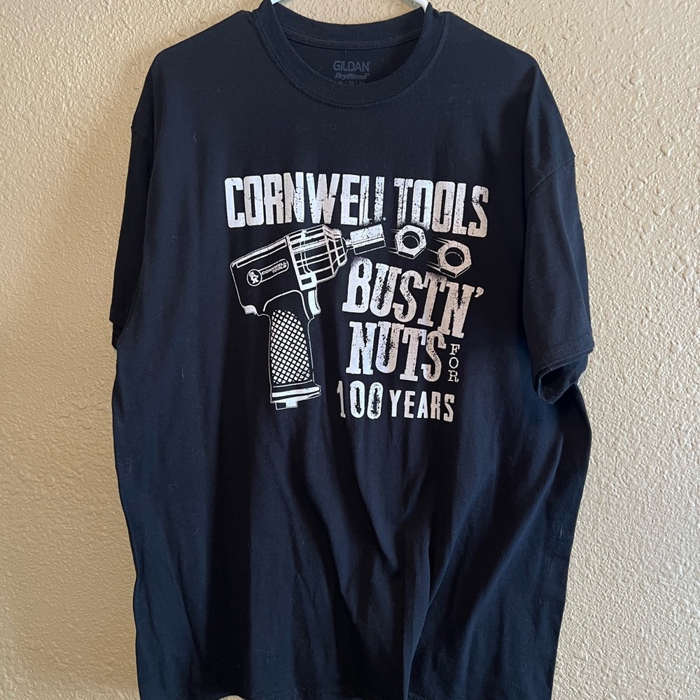 Gildan Black Cornwell Tools Graphic Tee